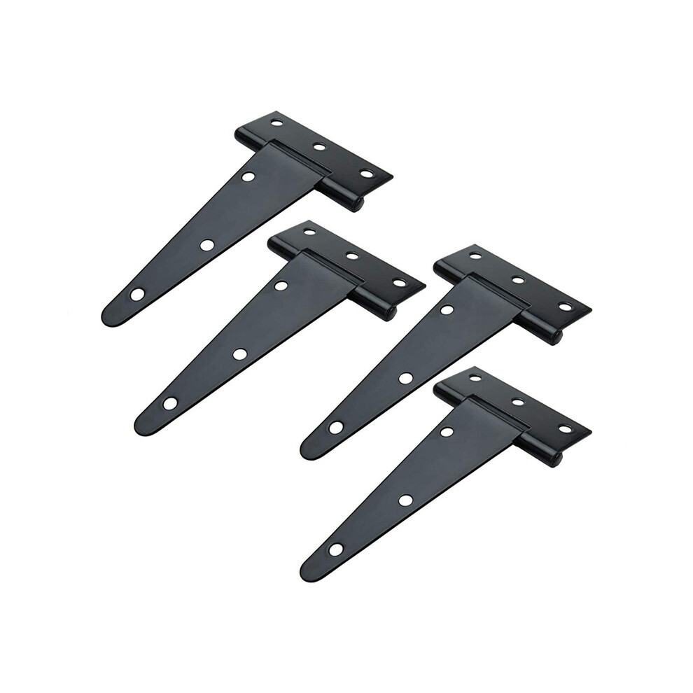 Stainless Steel Gate Hinge,4Pcs T Strap Hinges,Garden Wooden Gate Hinge,Metal T-Strap Hinge With Screws For Doors,Windows,Garden Sheds 9469042592217