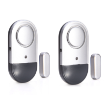 2pcs Door Window Alarm Wireless Magnetic Sensor for Home Security System Child Safety Anti-Theft Burglar Detectors 125dB Siren