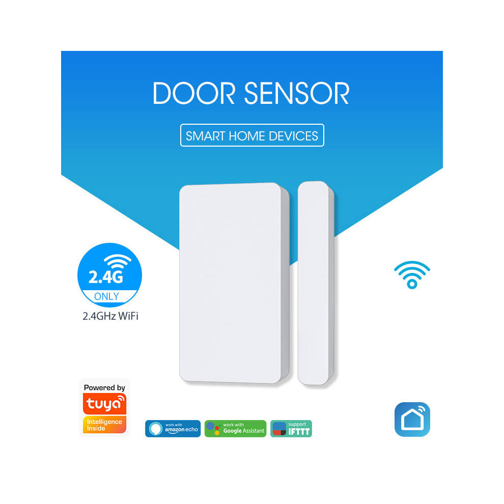 Door/Window Contact Wireless Home Alarm, Door And Window Alarm Wireless Magnetic Sensor For Home Security System Child Safety 9469042598110