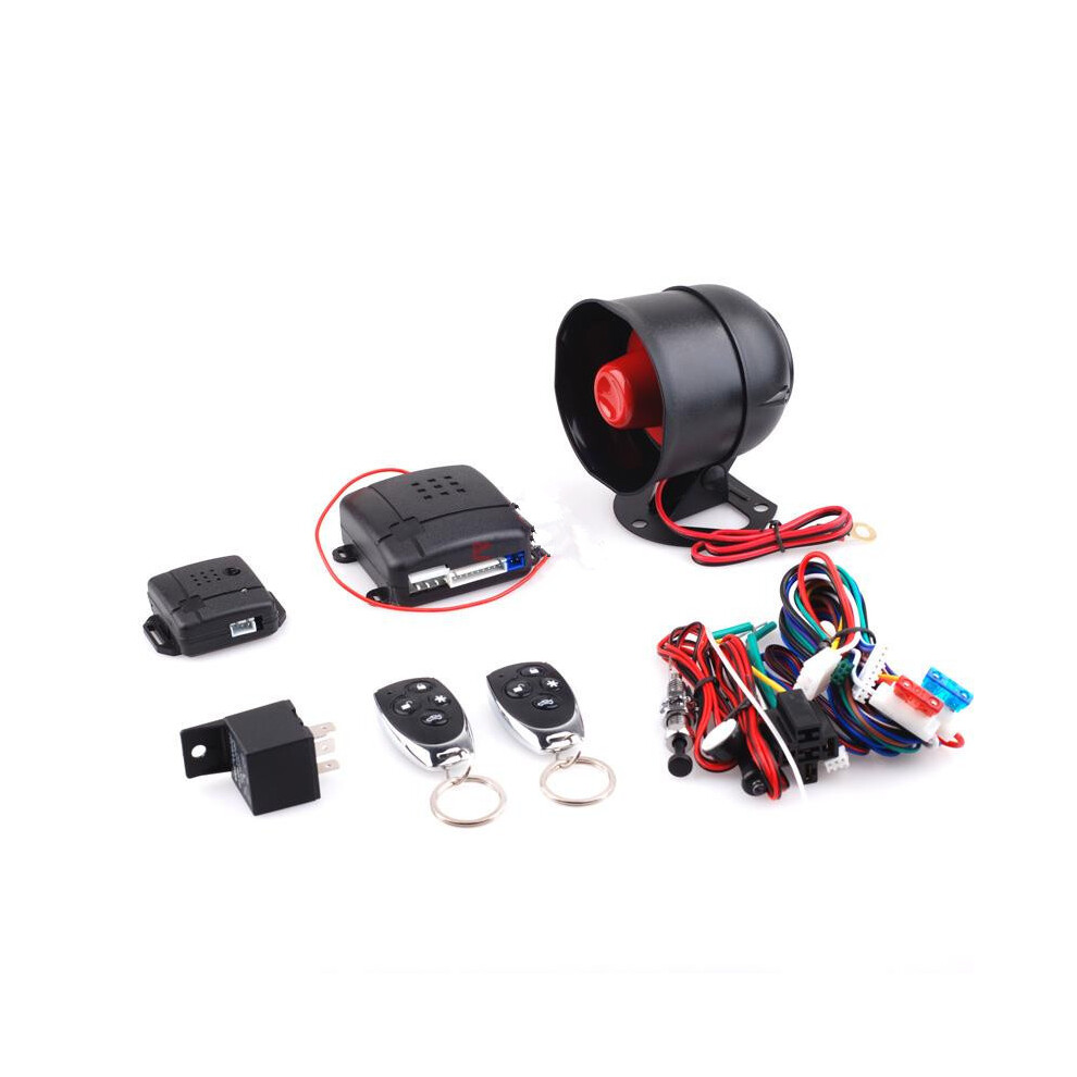 Vehicle Security System With 2 Remote Controls Car Alarm Security Protection System Keyless Entry Car Alarm Lb-100D 9469042601063