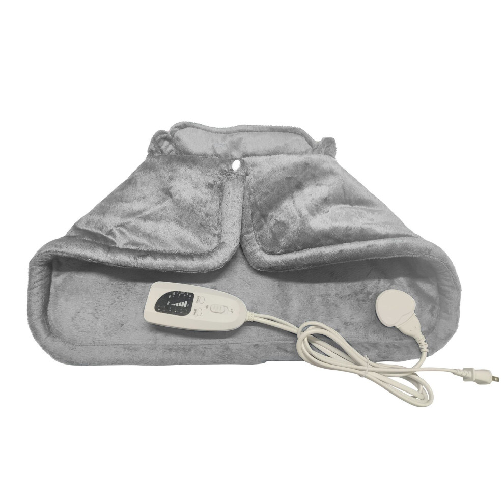 Lifeasy Electric Heating Cape, Shoulder Heating Pad, Poncho With 6 Temperature Levels, For Shoulder With Overheat Protection And Auto Shut-Off, Washable