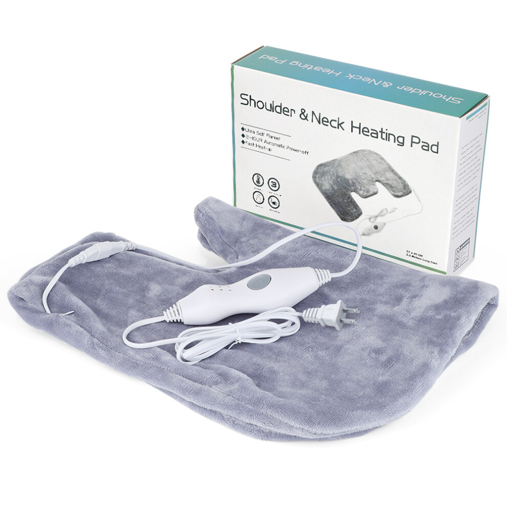 Lifeasy Electric Heating Cape, Shoulder Heating Pad, Poncho With 3 Temperature Levels, For Shoulder With Overheat Protection And Auto Shut-Off, Washable