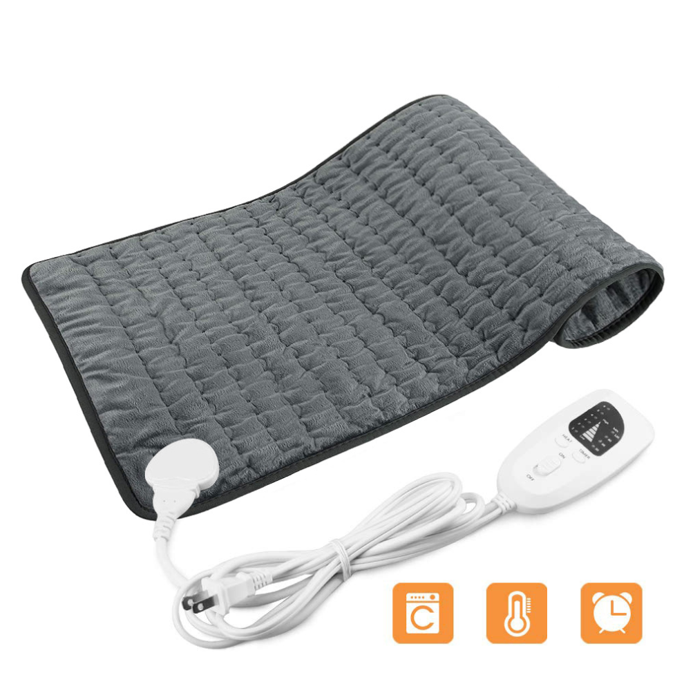 Lifeasy Electric Blanket, Timing And 6 Heating Settings - Machine Washable - Electric Mat - Overheat Protection - For Knees, Neck, Feet And Hips (60 * 30Cm)