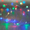 Battery Operated String Lights 20 Multi-Colored Micro LEDs on Silver Cable 1