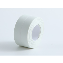 (2 pezzi bianco) Battiscopa morbido - Striscia terminale per cucina e bagno 22 mm 3,2 m, guarnizione autoadesiva, striscia pieghevole flessibile, guar