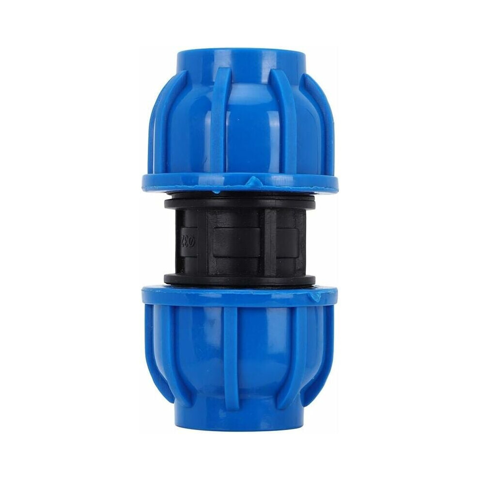 4Pcs Pe Plastic Straight Connector 25Mm To 25Mm Water Pipe Adapter Straight Connector Water Pipe Fitting Tube Connectors 9469042611932