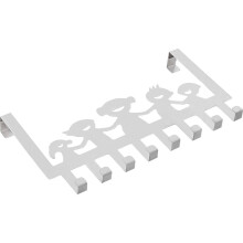 A seamless and punch-free human-shaped stainless steel door hook living room kitchen door hook coat rack