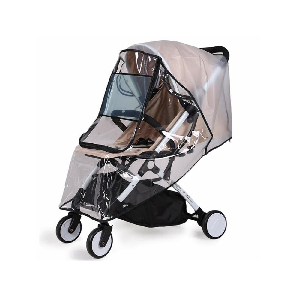 Universal Stroller Rain Cover Protection Against Weather, Wind And Water Lifeasy