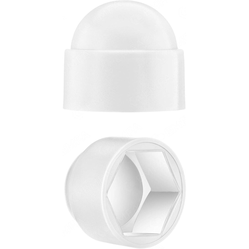 Photos - Nail / Screw / Fastener M10 nut covers for 17 key White 20 pcs. Hole plug