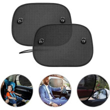 (38*48cm) 2 piezas de parasol para coche para beb?s, parasol para ventana de coche para la mayor?a de los coches que bloquea m?s del 97% de los rayos