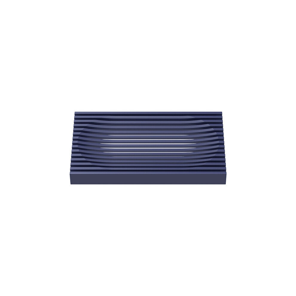 blue 1 Pack Premium Soap Dish with Self Draining Bar Flexible Durable Easy Clean Shower Soap Holder-image-OPC-PG5R7DQ-NEW