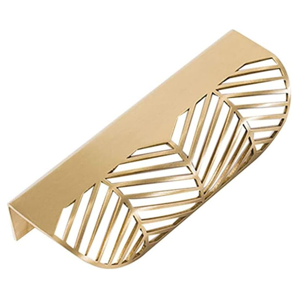4Pcs Gold Cabinet Handles Leaf Shape Gold Brass Furniture Handles Kitchen Door Copper Drawer Pull Knobs Hardware Drawer Knobs Drawer Handles