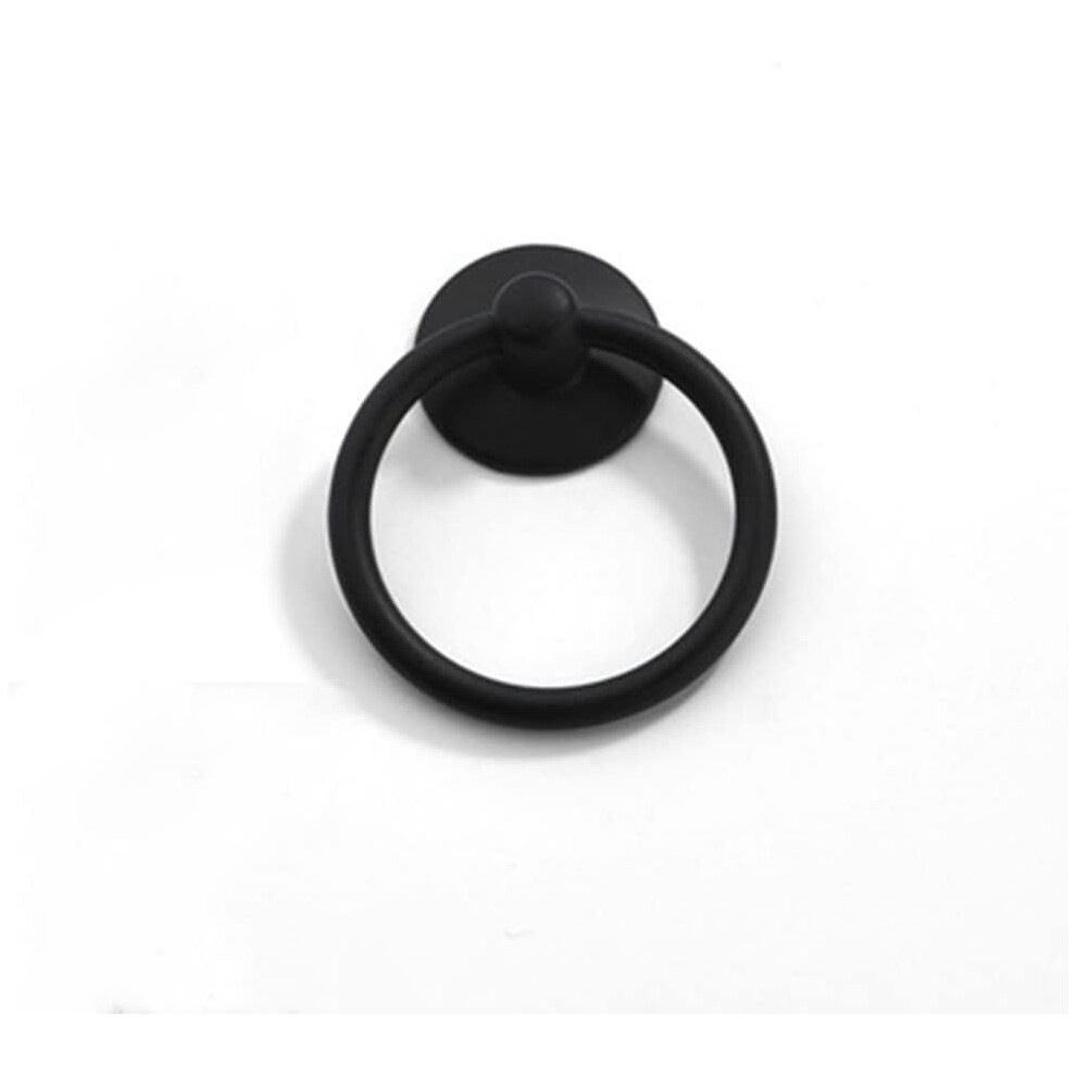 (Black) Niooce Drawer Pulls Handles Ring Pull For Cabinet Drawer Dresser Wardrobe 9469042615862