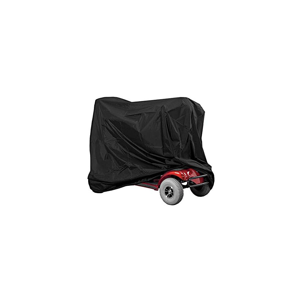 Protective Cover 140X66x91cm Waterproof Mobility Scooter Motorcycle Protective Cover Dustproof Rainproof Windproof Sunproof Scooter Cover Black 9469042617491
