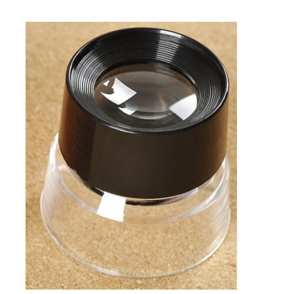 Lifeasy 10X Optical Acrylic Cylinder Hd Magnifying Glass Table Cylinder Magnifier