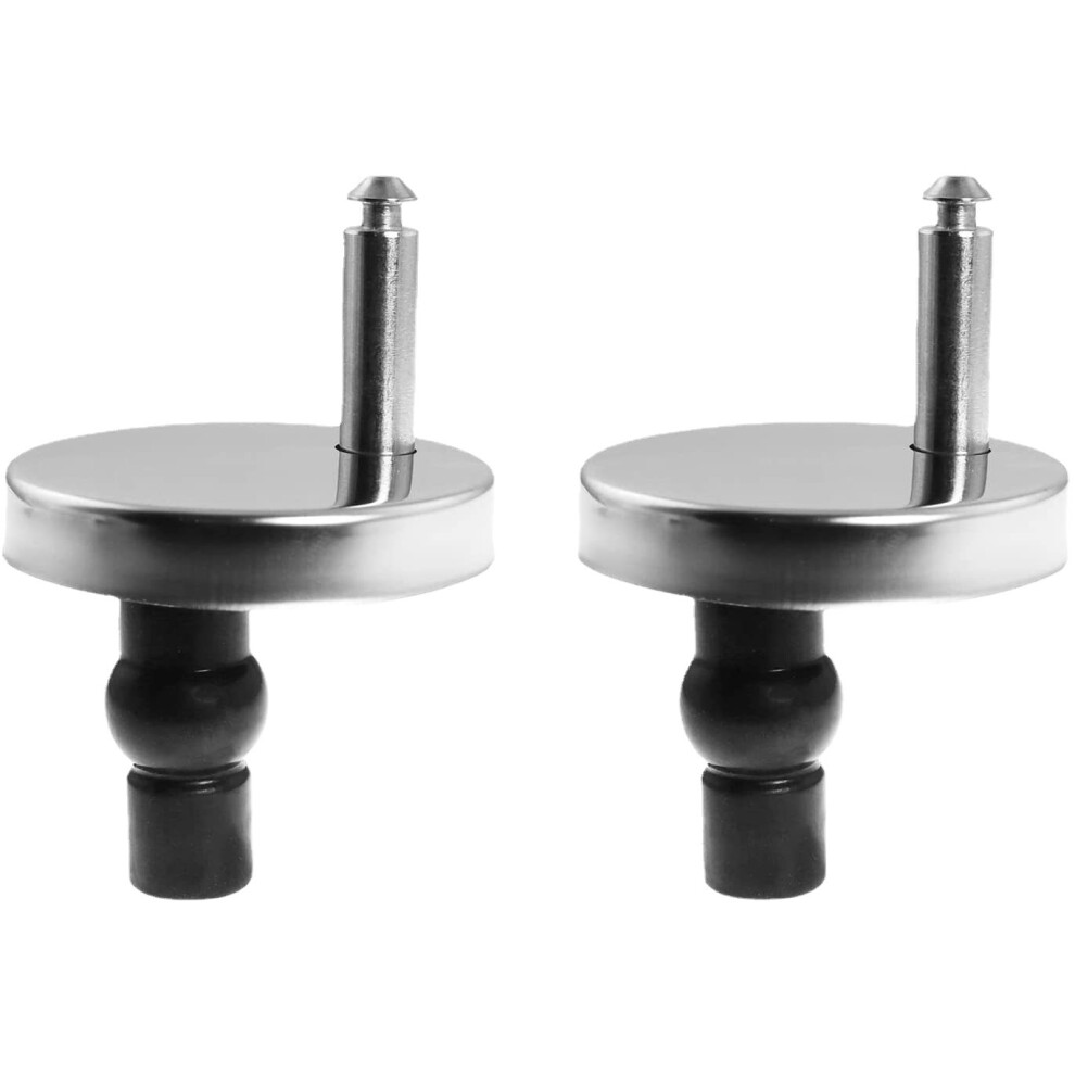 Toilet Seat Hinge, Quick Release Hinges Fixings, Rubber Screw Fixing, Fits Top Toilet Seat Hinges 9469042619402