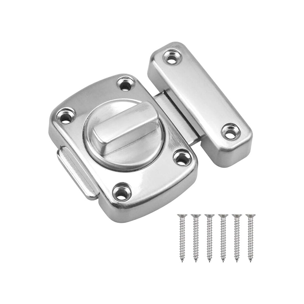 Small Door Latch Locks Security Door Lock Zinc Alloy Latches For Door Bathroom Bedroom Toilet With 6 Screws 9469042619914