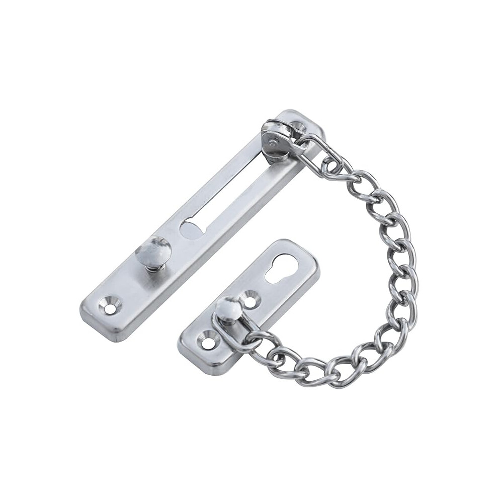 Silver Chain Sliding Security Lock - Door Lock - Door Lock - Interior Sliding Door - Exterior Gate Lock - Door Latch 9469042623546
