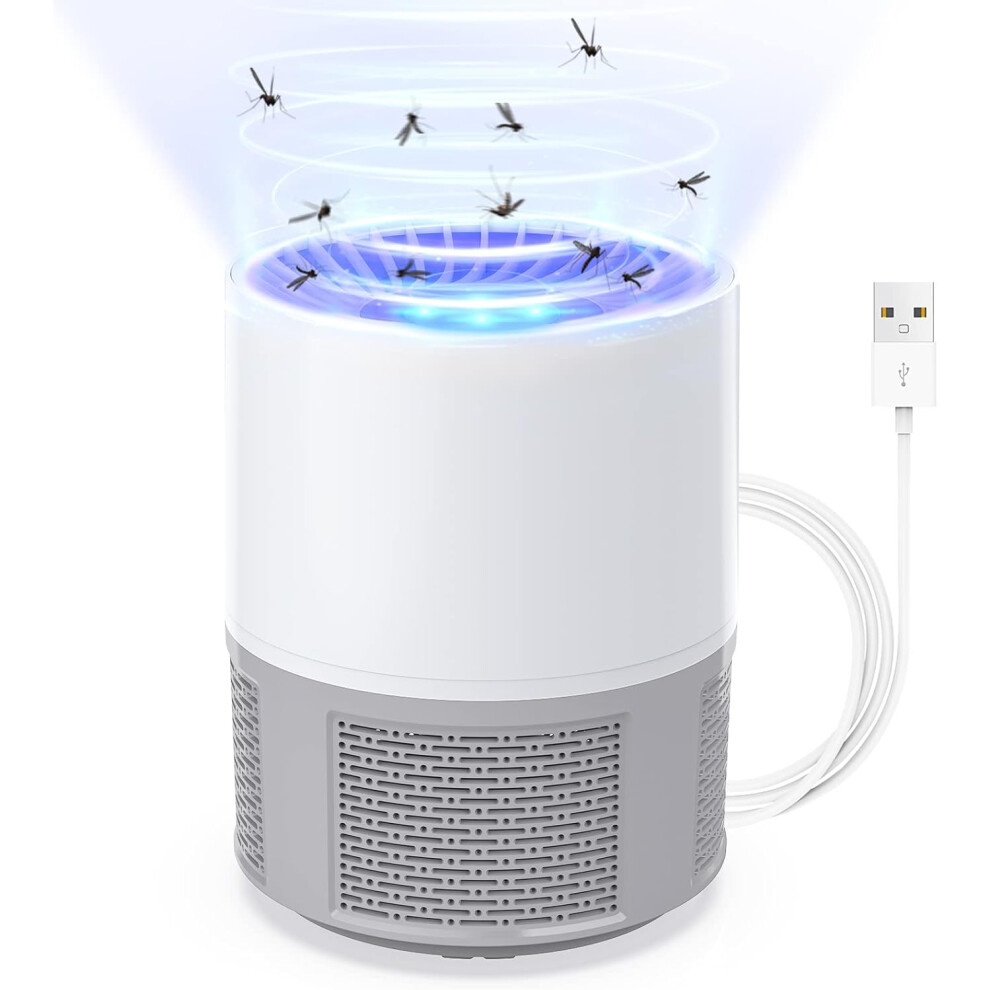 Mosquito Killer Lamp, Electric Mosquito Killer Outdoor Indoor, USB Fly Killer Electric Mosquito Trap, No Noise Insect Killer Effective Mosquito Killer