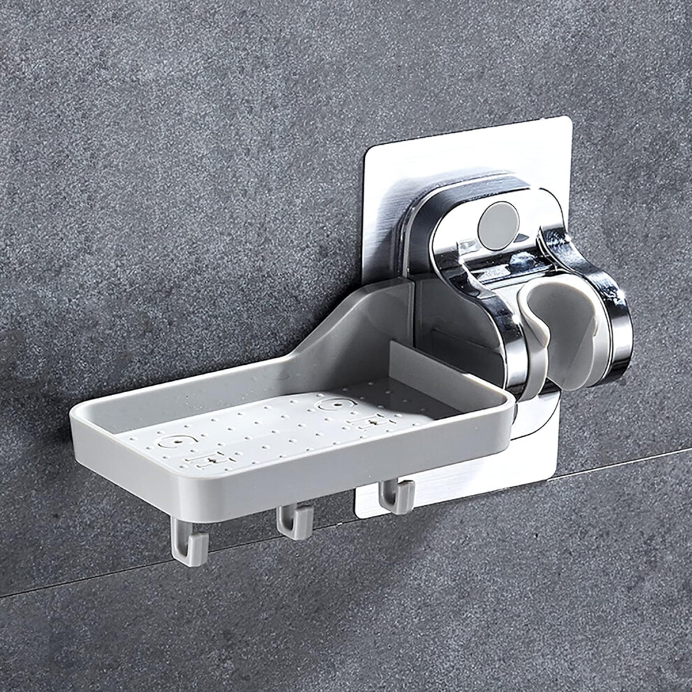 Handheld Shower Holder No Drilling Shower Head Holder Strong Adhesive Handheld Shower Bracket Adjustable Angle (Multifunctional) 9469042624628