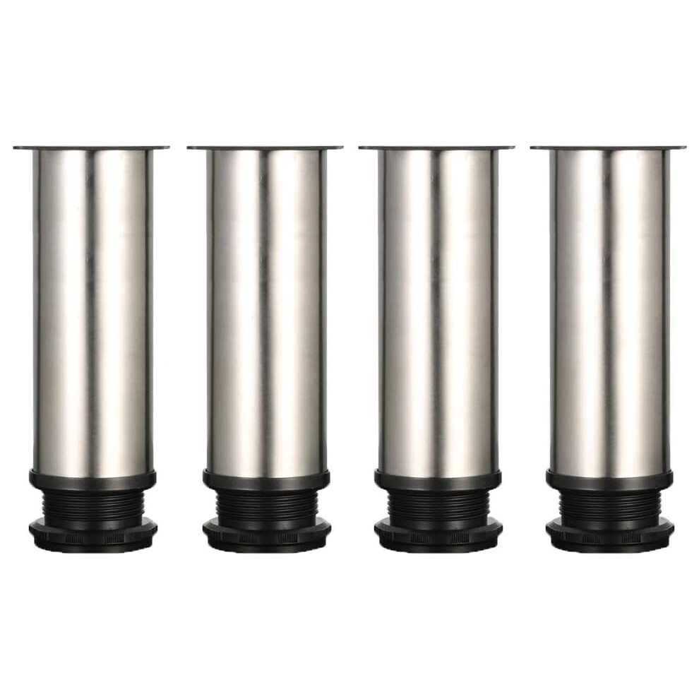 Adjustable Feet 150Mm Height Thicken Cabinet Legs Table Legs Furniture Feet, Brushed Stainless Steel, Adjustable Height 0-15Mm 9469042625885