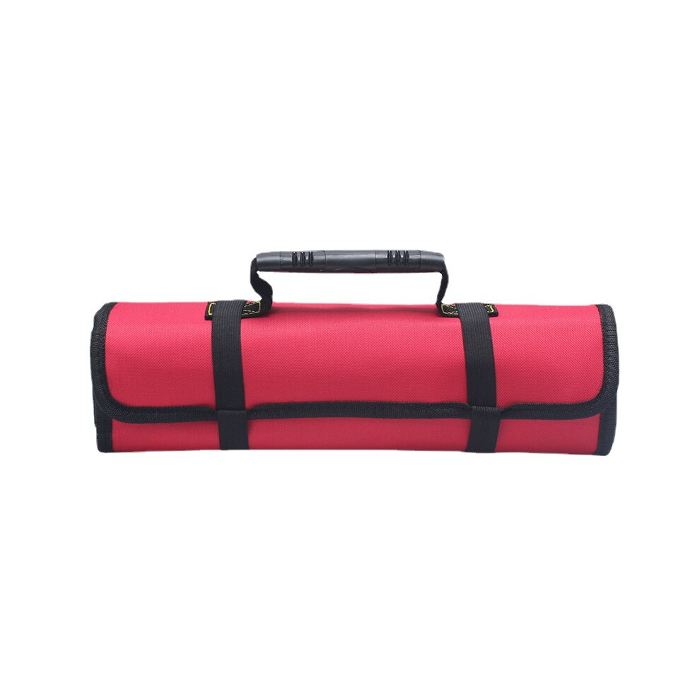 Empty Portable Tool Bag - Red, Tool Bag, Tool Organizer, 600D Oxford Cloth Rolled Tool Bag/Case/Bag (Tool Not Included) 9469042627308