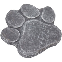 Pietra commemorativa con impronta di zampa, bellissima lapide rilassante per cani, resistente alle intemperie, scritta fai da te a forma di cane per i