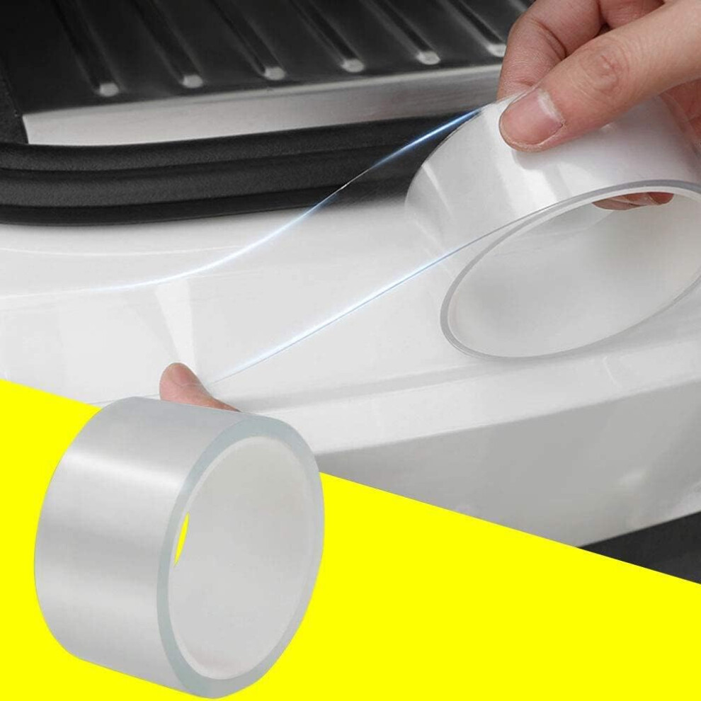 (5Cmx5m)Bumper Protector,Car Door Sill Protector,Rim Protectors - 5M Transparent Rubber Car Guard Strip 9469042630162
