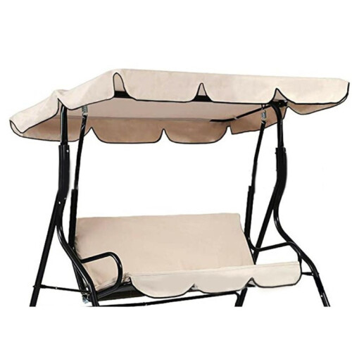 Slashome Tende Impermeabili Per Gazebo 4 Pannelli 3,7x3,7x2m - Pareti Laterali Con Cerniera Per Esterno, Giardino E Patio (Marrone) - 3