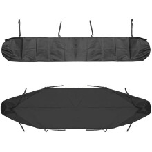 5m Awning Cover Bag, Black Patio Awning Dust Cover Storage Bag for Yard and Garden