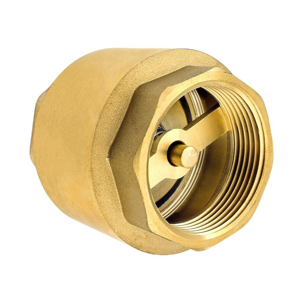1 1/2 Inch High Quality Brass Check Valve Rust And Leak Proof For Pump, Fountain, Washing Machine, Garden, Rain Butts, Barrel 9469042633118