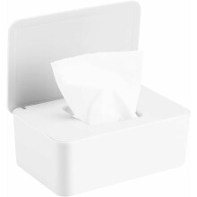 Scatola per fazzoletti bagnati, scatola per fazzoletti di carta igienica, scatola per fazzoletti di carta antipolvere, scatola per salviette umidifica