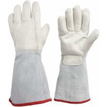 Cryogene opslagveiligheidswerkhandschoenen, 45 cm lange cryogene handschoenen, waterdichte beschermende werkhandschoenen, LNG-stikstofvrieshandschoene