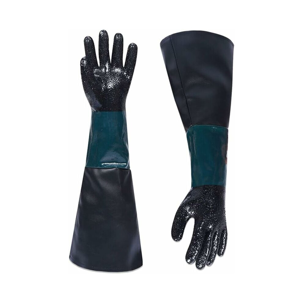 Rubber Sandblasting Gloves Length: 60Cm Abrasive Gloves For Sandblasting Room Work Gloves For Sandblasting Machine 9469042638335