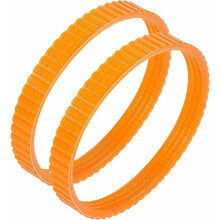 Antriebsriemen für Elektrohobel, 1900B, 9,6 mm, Orange, 2er-Pack
