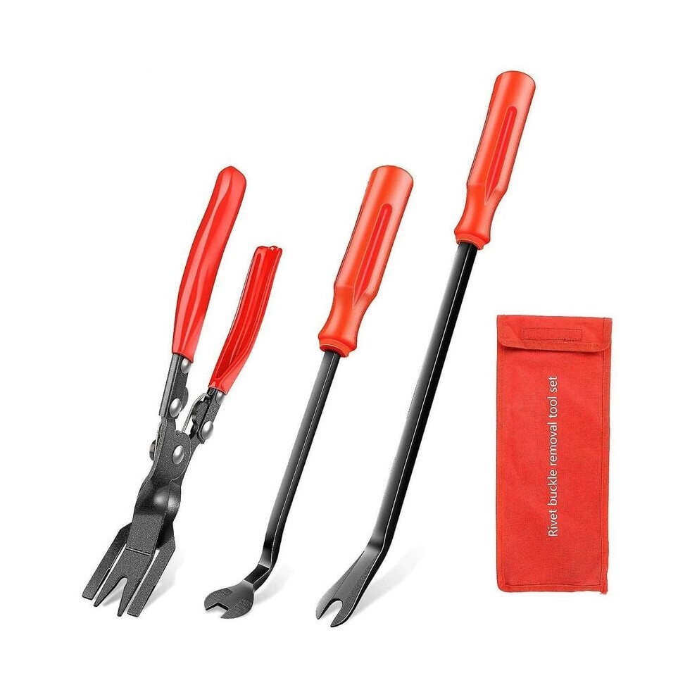 3 Pack Clip Pliers And Fastener Remover - Auto Upholstery Combo Repair Kit 9469042640550