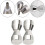 2er Set Edelstahl Duschtürgriff Glastürgriff Badezimmer 2