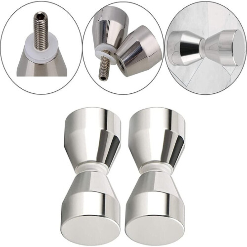 2er Set Edelstahl Duschtürgriff Glastürgriff Badezimmer 1