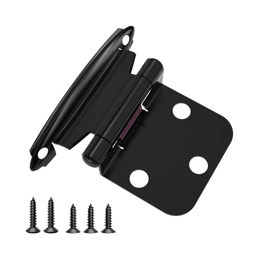 Pack Of 10 Black Self Closing Cabinet Hinges With Screws Metal Furniture Hinge 9469042643070