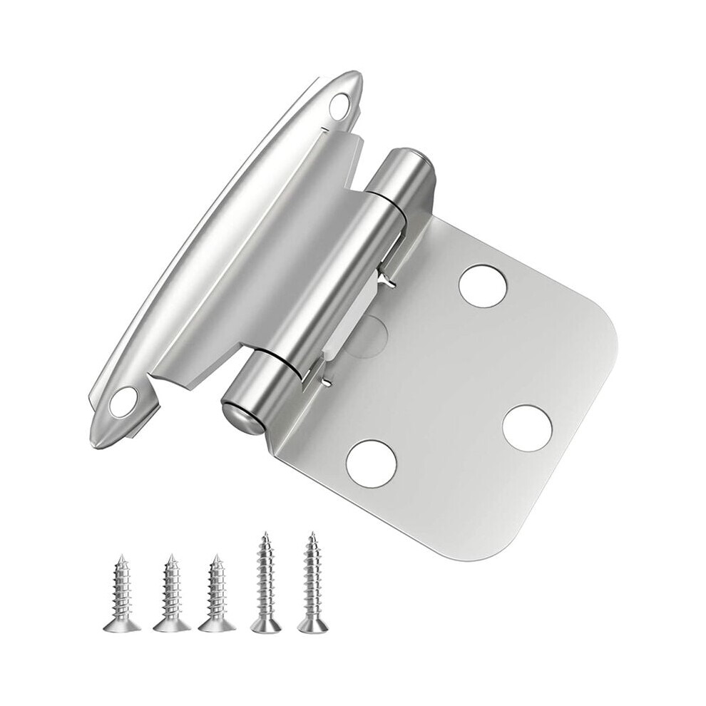 Pack Of 10 Silver Self Closing Cabinet Hinges With Screws Metal Furniture Hinge 9469042643087