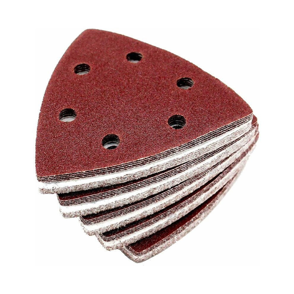 Sanding Triangle 50 Sanding Disc 6 Hole Disc 90 X 90 X 90 Mm Grit 40 For Delta Sanders Sandpaper (Without Original Accessories) 9469042644015