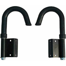 Telescopic Ladder Hook Stabilizer Spacer (Black), 2Pcs Roof Hook Kit/Telescopic Ladder Handle Stabilizer and Surface Protector