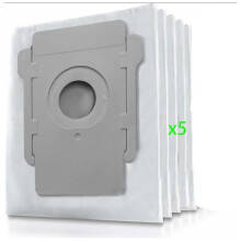 iRobot Roomba i7 Stofzak, 5 stuks Vervangende Stofzak voor iRobot Roomba i7 i7+ / i7 Plus E5 E6 E7 S9 S9+ Stofzuiger (Niet-originele Accessoires)