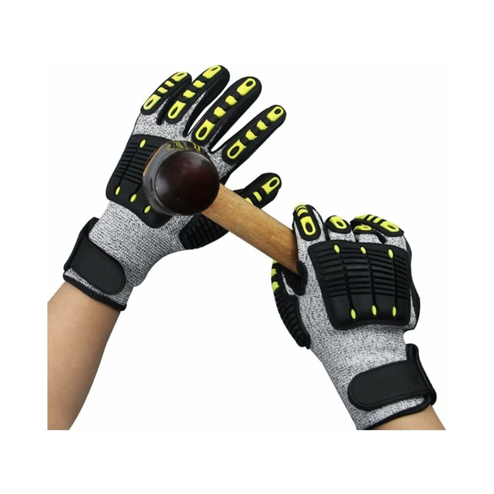 Level 5 Cut Resistant Gloves Cut And Impact Resistant Gloves, Abrasion/Cut/Puncture/Tear Resistant, Excellent Dexterity ( Size : M, 23Cm ) 9469042648198