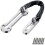 Silver Entry Door Chain Security Lock Chain Security Restrictor Chain Door Restrictor Chain - Polished Chrome 1