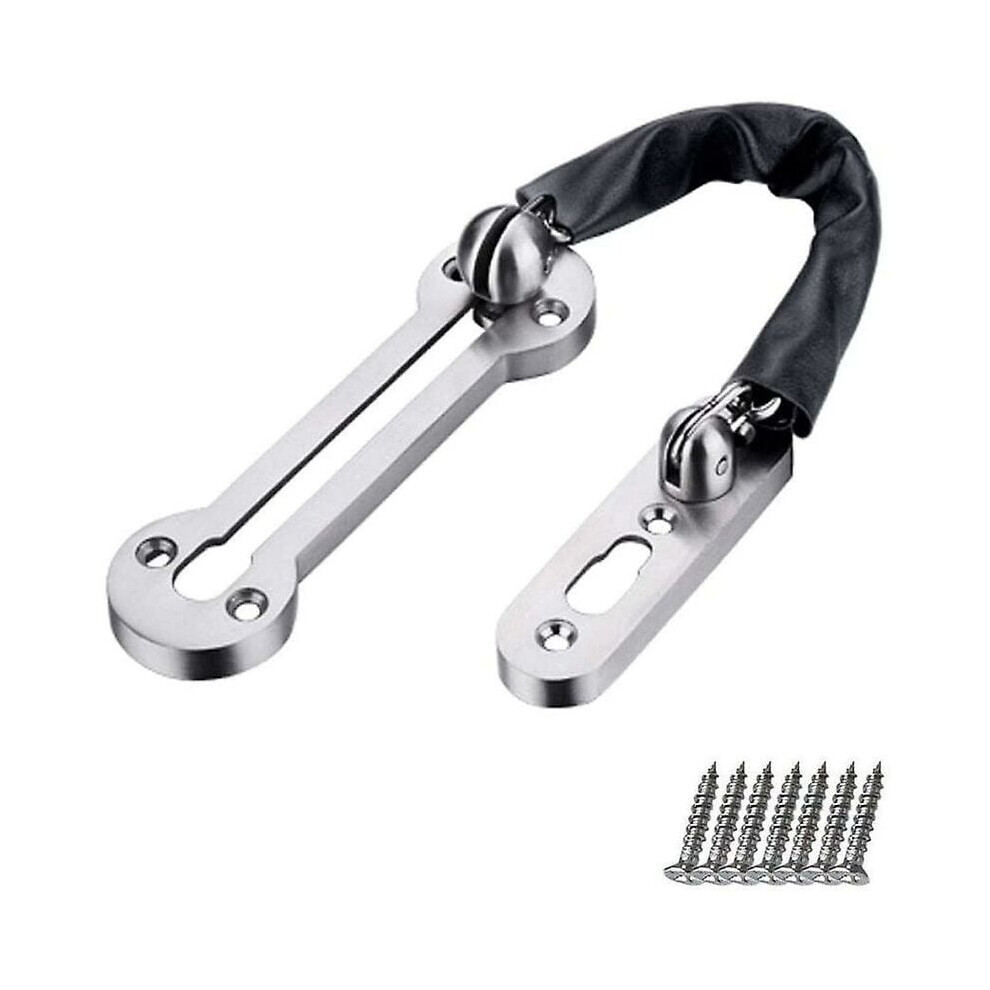 Silver Entry Door Chain Security Lock Chain Security Restrictor Chain Door Restrictor Chain - Polished Chrome 9469042651099