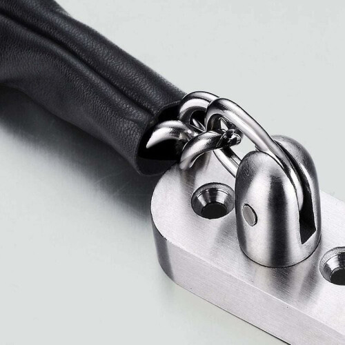 Silver Entry Door Chain Security Lock Chain Security Restrictor Chain Door Restrictor Chain - Polished Chrome 1
