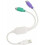 Adattatore PS/2 a USB a PS/2 per tastiera PS2 bianco 1