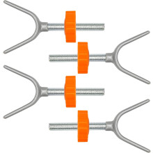 4 Stück M10 (Orange) Treppenschutzgitterschrauben Druckmontage Babygitter Treppenbefestigungssatz