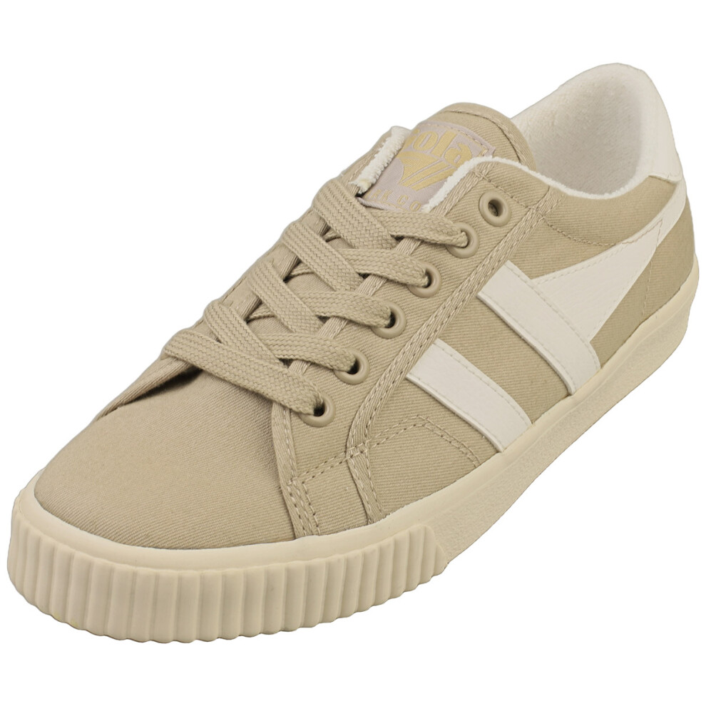 (4) Gola Tennis Mark Cox Womens Fashion Trainers in Bone Off White